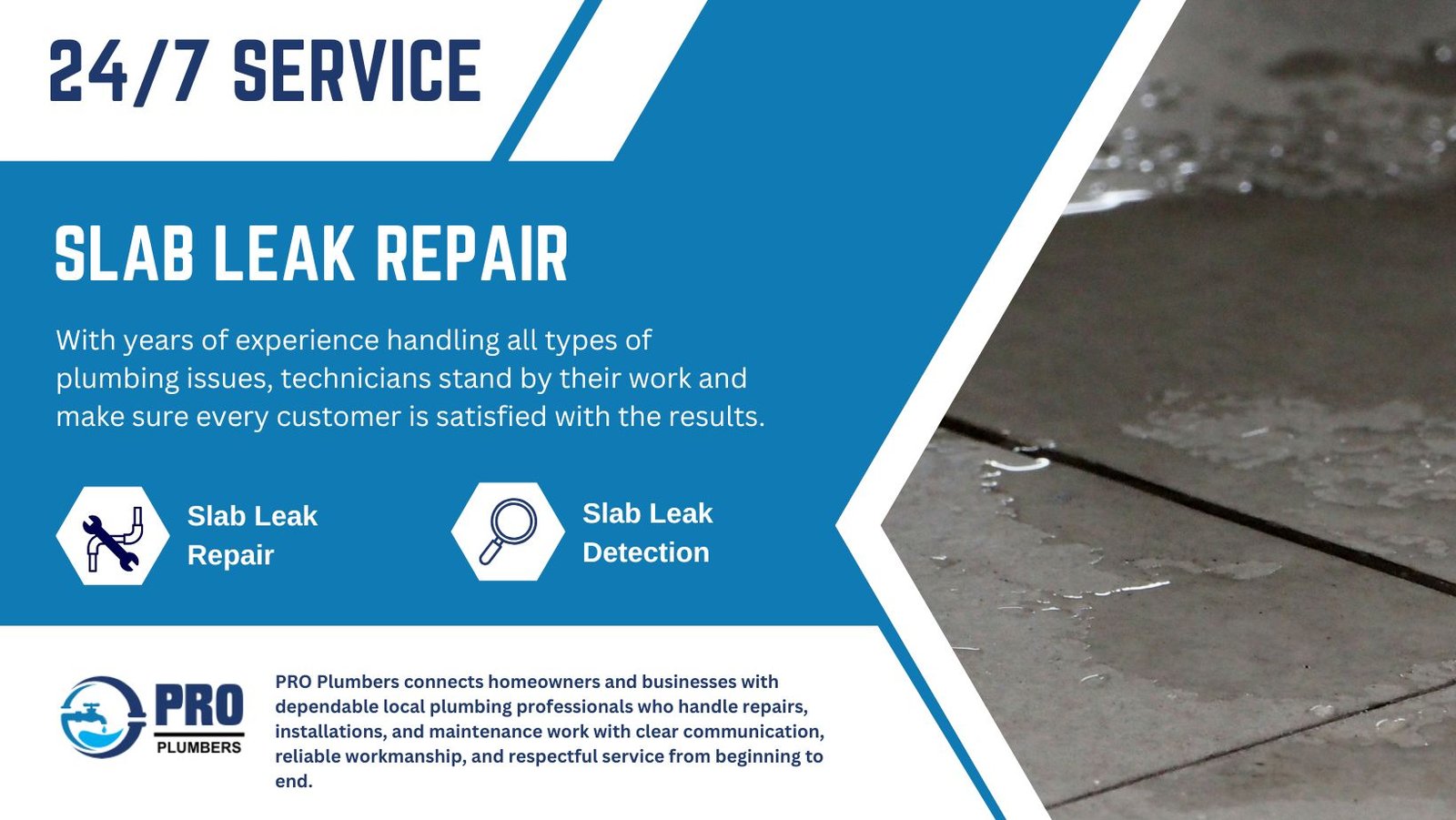 Slab Leak Repair in Perris
